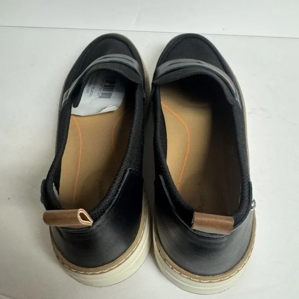 Hush Puppies Womens Cody Slip On Black Size 9.5 M